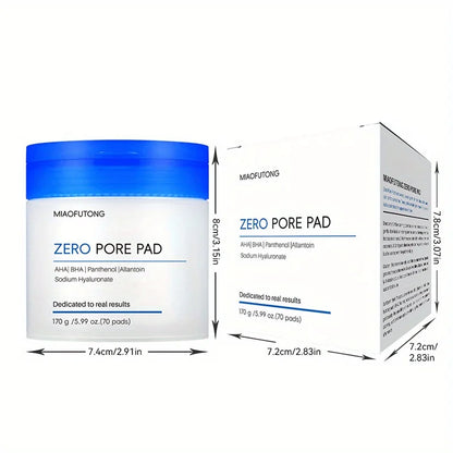 70PCS hyaluronic acid cleansing and makeup remover pads, cotton pad makeupremover pads, gently clean and remove makeupmoisturize
