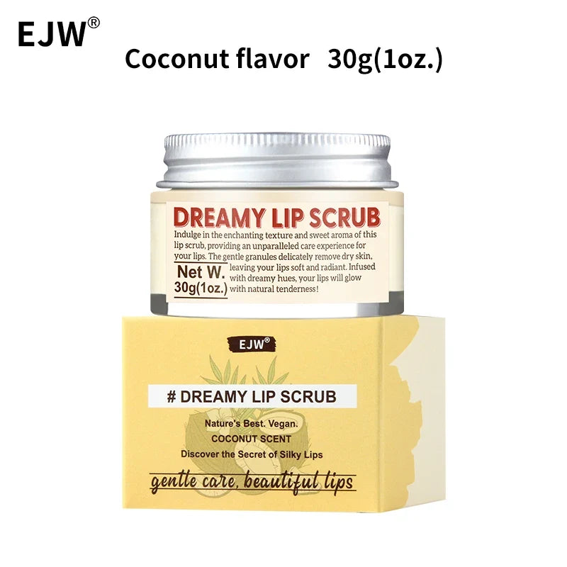 Strawberry Lip Scrub &amp; Repair, Exfoliator &amp; Moisturizer for Chapped, Dry and Flaky Lips,Sugar Lip Scrub Improve Dullness Remove.