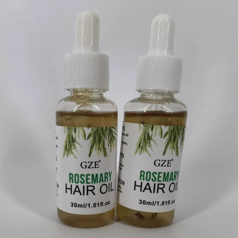 GZE Rosemary Oil For Hair Rosemary Scalp Hair Oil, All Type &amp; Texture | Straight, Waves &amp; Chemically Hairs Strengthens