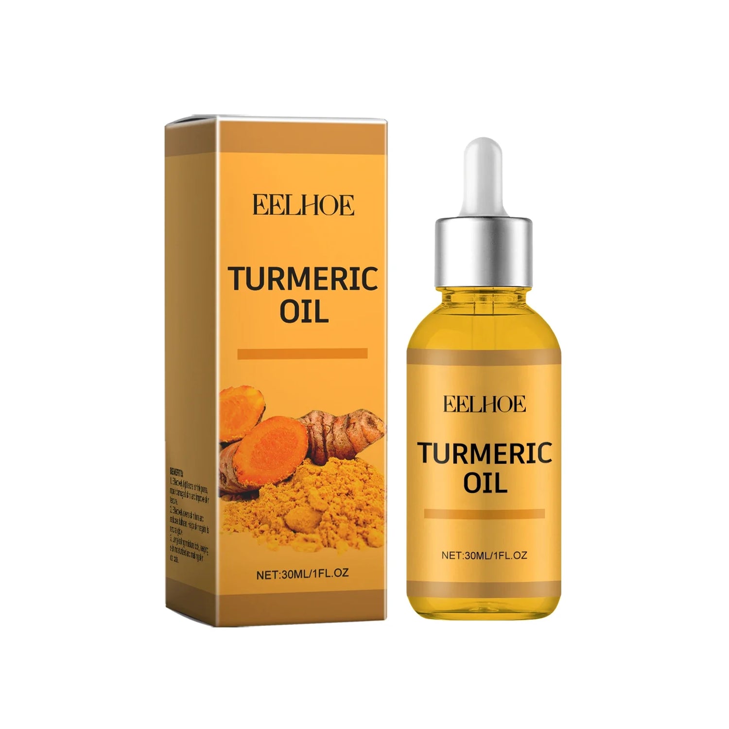 Turmeric Facial Oil Lightening Face Moisturizing &amp; Skin Repair Smooth Deep Moisturizing Brightening Skin Care Essence Oil