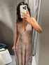 Bead Embroidery Sequin Ruffle Women Dress Sleeveless Backless Strap Sexy Evening Dresses 2025 Summer Party Holiday Street Robe by Dropshipman