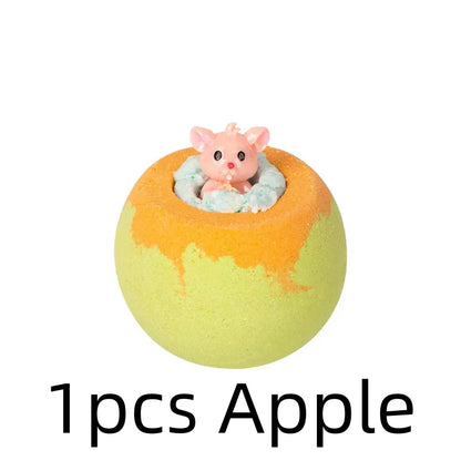 100G Bath Bombs for Kids with Surprise Toys Inside for Kids &amp; Boys and Girls Holiday Bubble Bath with Cheerful Scent