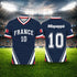 2026 Summer France Flag Print Soccer Jersey NO.10 Mbappé Men&