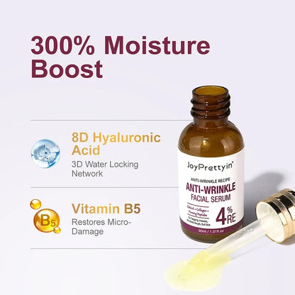 Anti-Wrinkle Retinol Face Serum Collagen Anti-Aging Lifting Firming Hyaluronic Acid Facial Serum Skin Care 30ml