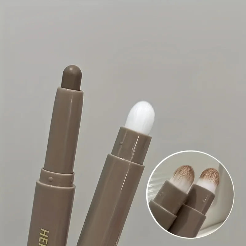 Highlighting &amp; Bronzer Stick: Long Lasting Corrector with Brush, Brightening Concealer Pen, Nose Shadow, and Contouring
