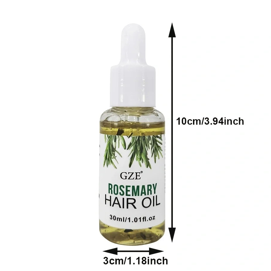 GZE Rosemary Oil For Hair Rosemary Scalp Hair Oil, All Type &amp; Texture | Straight, Waves &amp; Chemically Hairs Strengthens
