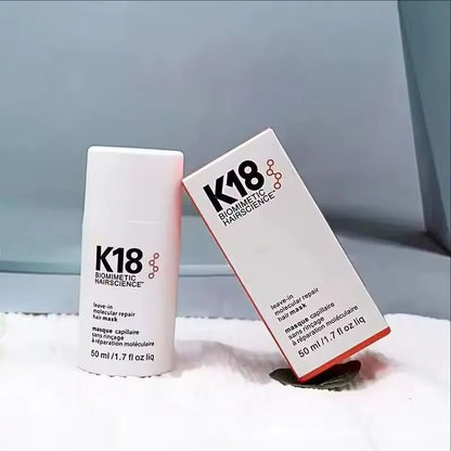 New Upgrade K18 Leave-In Molecular Repair Hair Mask Deep Conditioning Keratin Treatment Soften Hair Smoothing Healthy Hair Care