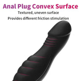 Inflatable Silicone Dildo Anal Plug With Penis Ring G Spot Prostate Massage Big Buttplug Ass Dilator Sex Toys For Gay/Men Women SHOPEZRA L.L.C.