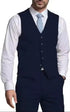 Suits for Men 2 Pieces Vest and Pants Set Gentleman Classic Suit for Men Tuxedo Suit for Men for Wedding Summer Beach SHOPEZRA L.L.C.
