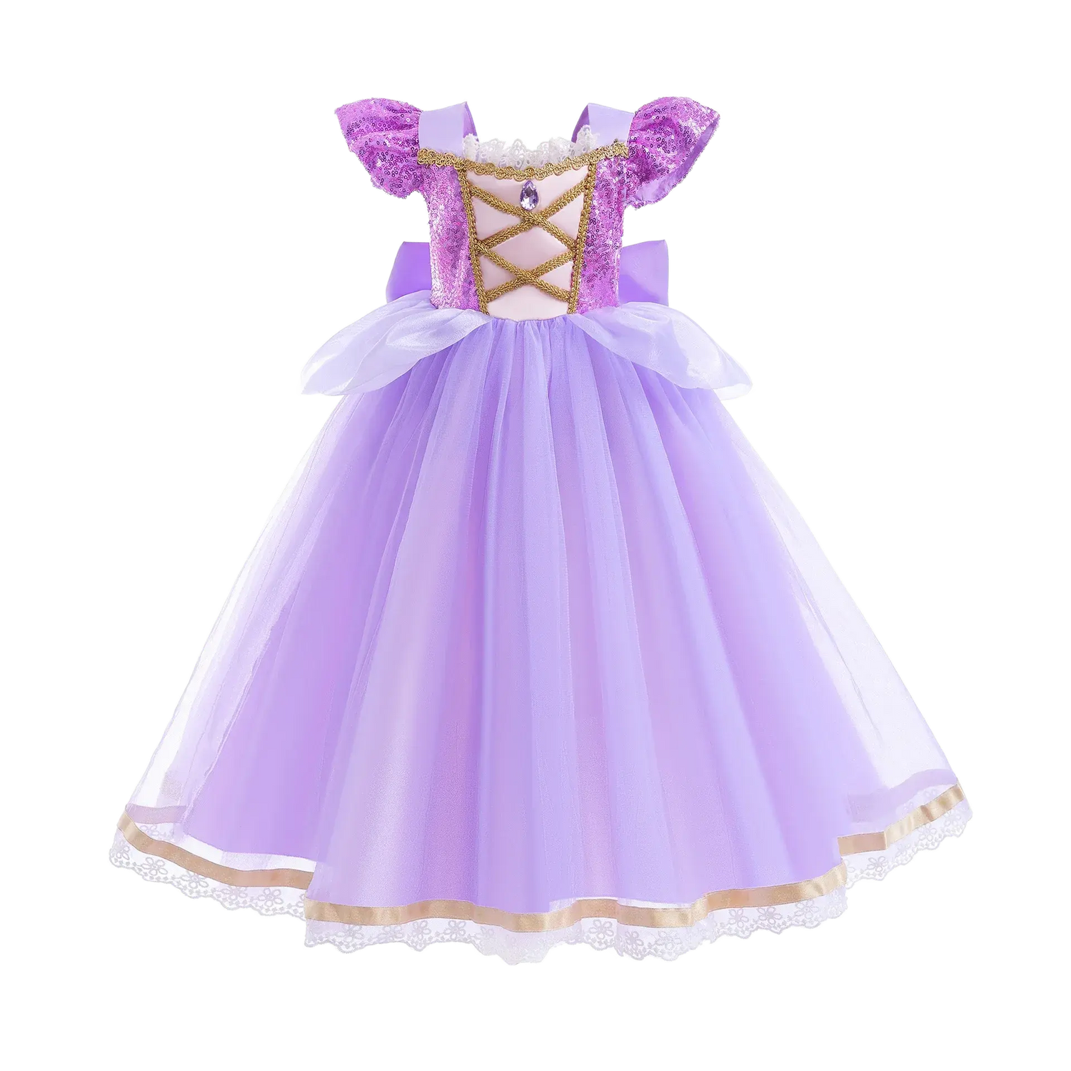 Girl Elsa Anna Dress Princess Costume Snow Queen Dress Baby Halloween Ariel Carnival Clothes Kids Cosplay Clothes Party Clothing SHOPEZRA L.L.C.