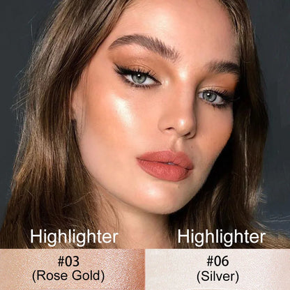 Highlighting&amp;Bronzer Stick Face Brightening Blusher Rouge Concealer Pen Long Lasting Corrector Nose Shadow Contouring Cosmetics