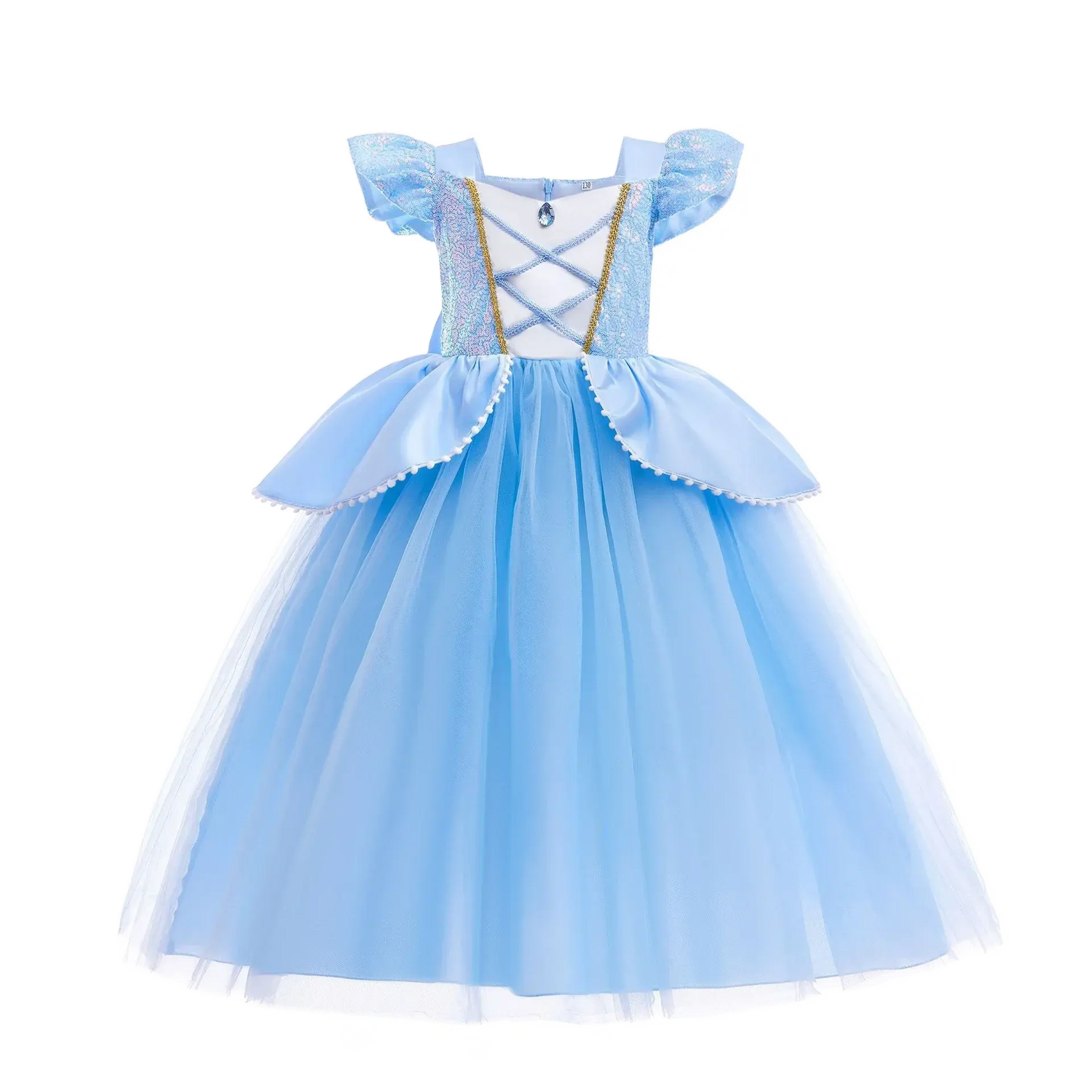 Girl Elsa Anna Dress Princess Costume Snow Queen Dress Baby Halloween Ariel Carnival Clothes Kids Cosplay Clothes Party Clothing SHOPEZRA L.L.C.
