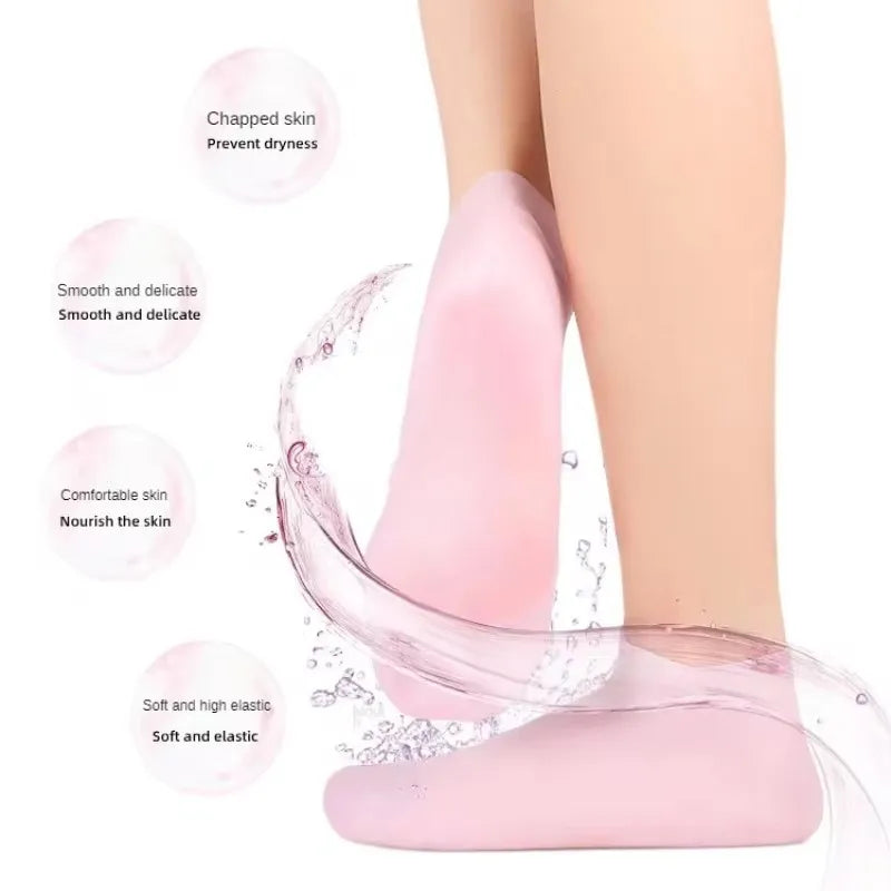 Silicone Exfoliating Socks &amp; Gloves Anti Slip Foot &amp; Hand Spa Mask Hands Peeling Gloves Prevents Dryness Feet/Hand Care Tools