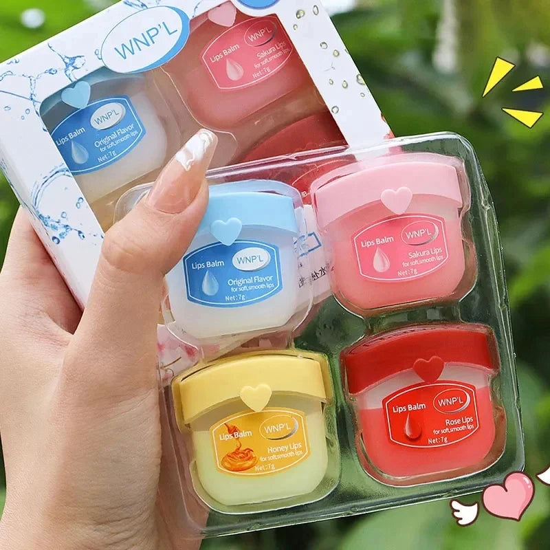 Fruit Series Lip Balm Lips Avocado Honey Peach Cream Natural Nourishing Plant Lip Balm Tinted and Clear Lips Care
