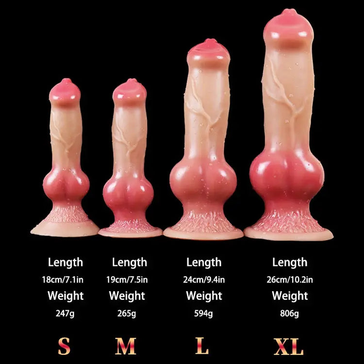 Dog Dildo/Huge Dildo Animal Realistic Penis with Suction Cup Big Butt Plug Giant Monster Cock Dick Adults Supplies for Men Women SHOPEZRA L.L.C.