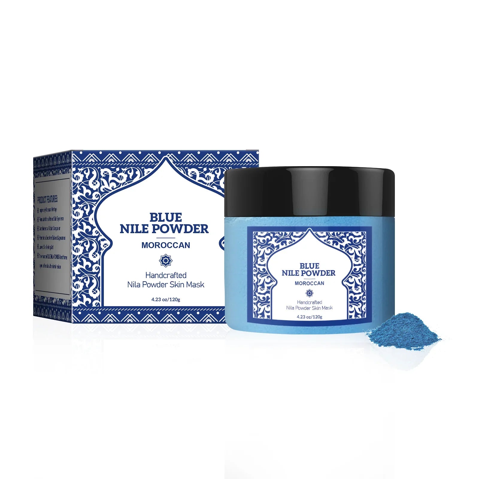 15-Min Mineral Skin Reset Mask 120g - Moroccan Lathering Powder for Face &amp; Body, Deep Cleanse &amp; Perilla Leaf Nourishment.
