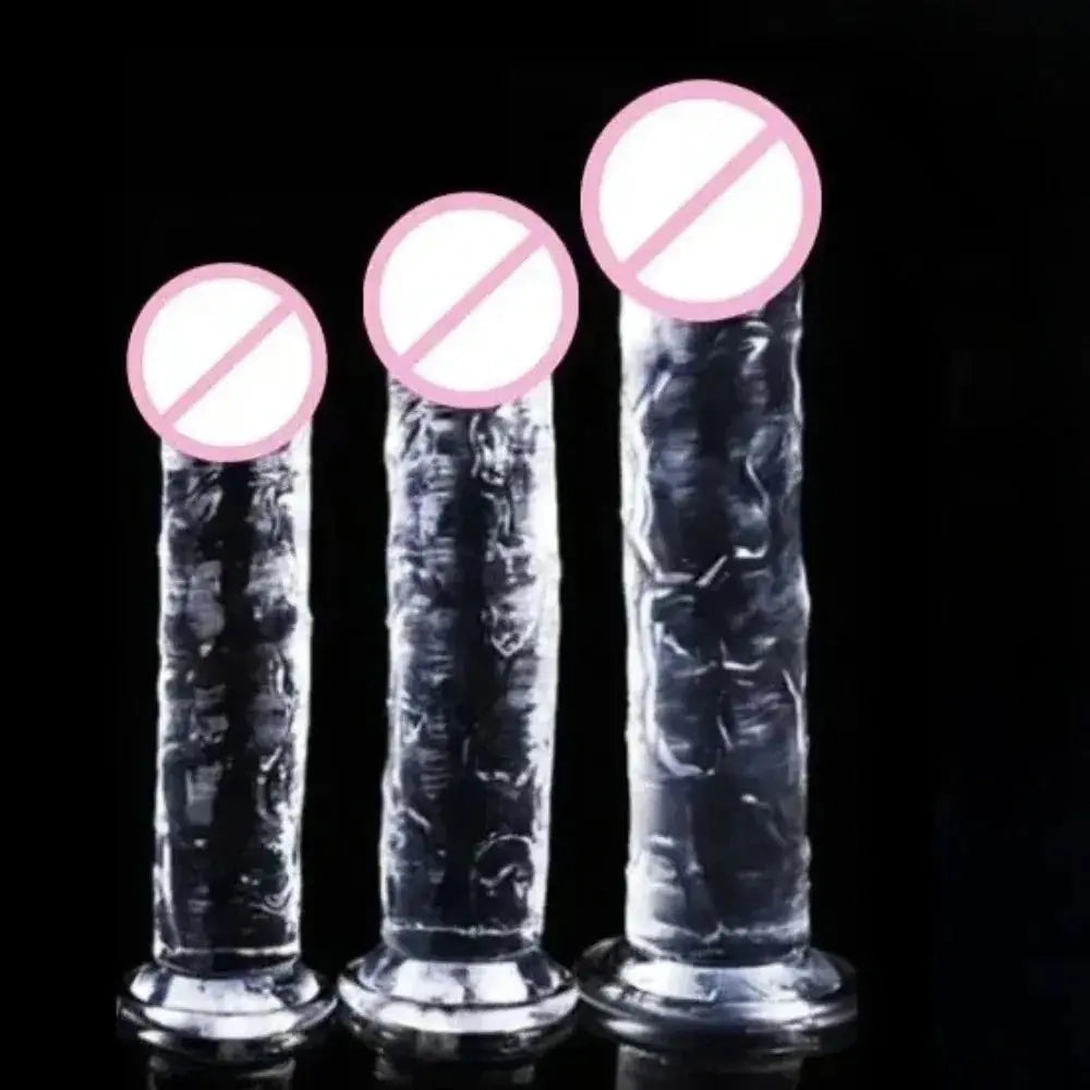 Realistic Silicone-Like Soft Dildo for Women - Strong Suction Cup, Lesbian Female Intimate Masturbator Adult Products Toy SHOPEZRA L.L.C.