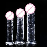 Realistic Silicone-Like Soft Dildo for Women - Strong Suction Cup, Lesbian Female Intimate Masturbator Adult Products Toy SHOPEZRA L.L.C.