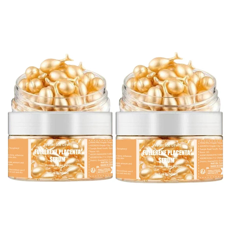 50Pcs Collagen Face Care Capsules Serum Spot Acne Wrinkle Remover Firming Whitening Hyaluronic Acid Essence Skin Care New style