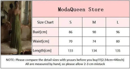 Green Fishbone Corset Halter Maxi Dress Women Sleeveless Backless Pleated Patchwork Slim Dresses Lady Solid Party Evening Gown by Dropshipman