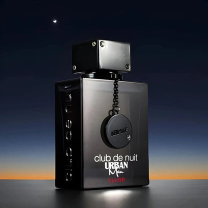 Armaf Club De Nuit Urban Man Elixir EDP 3.6oz – Bold Woody Amber Cologne, Gift for Halloween, Thanksgiving &amp; Christmas