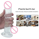 New Skin feeling Realistic Big Dildo Flexible Penis Dick With Suction Cup Strap-on Female Masturbation Strapon Dildo For Women SHOPEZRA L.L.C.