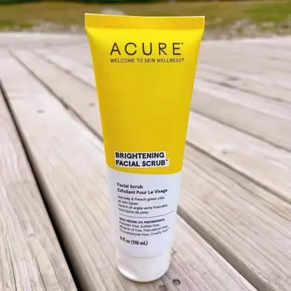 ACURE Exfoliating Blackheads Facial Pore Cleaning Green Mud Seaweed Scrub Facial Cleanser Skin Care Products