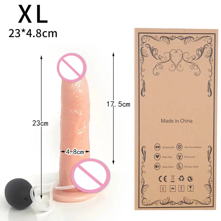 Squirting Dildo Sex Toys for Women Realistic Ejaculating Penis Female Masturbator Soft Silicone With Suction Cup Big Dick Adult SHOPEZRA L.L.C.
