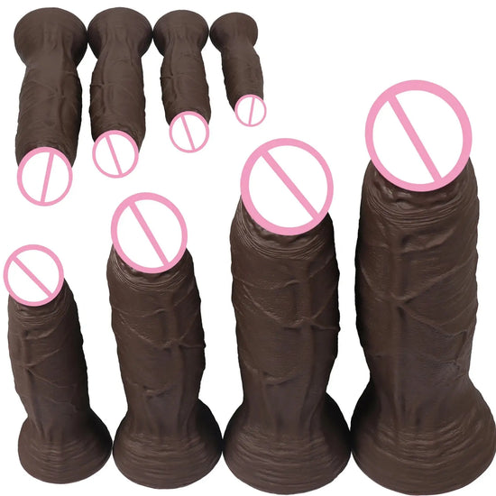 Realistic Dildo 1.7kg Huge Dildo Anal Big Penis Strapon Adult Sex Toys Women Men Gay Dick 18+ Vagina Masturbation Dilatador Anal SHOPEZRA L.L.C.