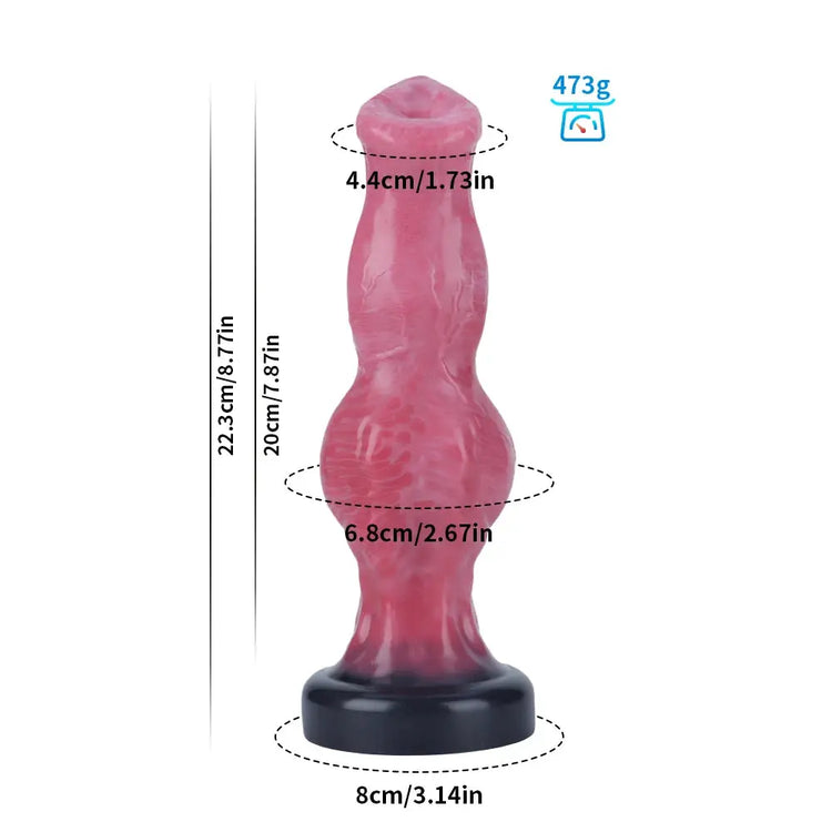 Dildo False anal plug animal dog suspension penis masturbation prostate G-spot stimulation massager anal plug sex toy 18+ SHOPEZRA L.L.C.