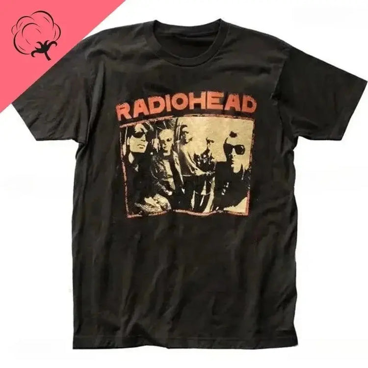 Radiohead T Shirt Men Vintage Classic Tees North America Tour Rock Boy women&