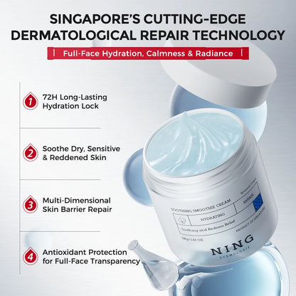 After-Sun Cooling Gel Cream – Soothing Hydration Moisturizer with Probiotics + Ceramide, Oil-Balancing Care