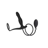 Inflatable Silicone Dildo Anal Plug With Penis Ring G Spot Prostate Massage Big Buttplug Ass Dilator Sex Toys For Gay/Men Women SHOPEZRA L.L.C.