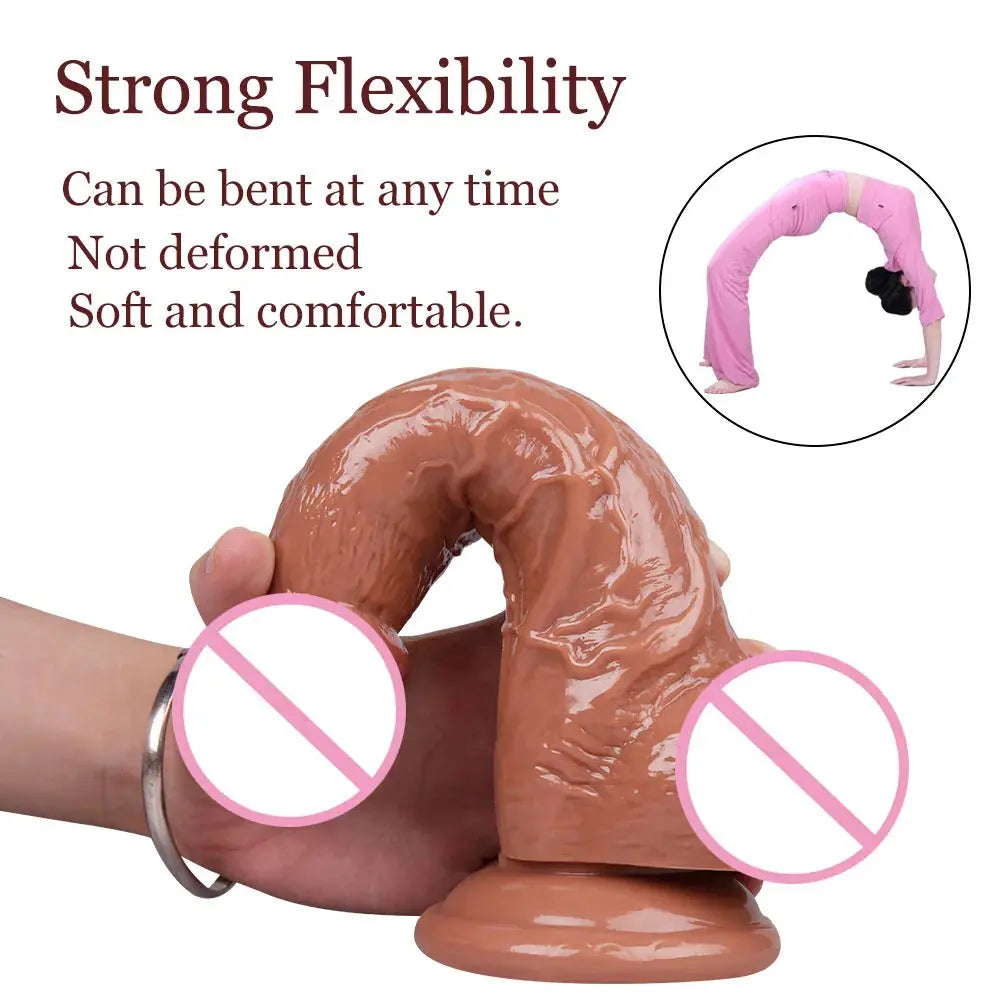Realistic Huge Dildo Penis with Suction Cup | Anal G-Spot Masturbator Rubber Cock Gode, Adult Sex Toys for Women Men Gay Toy SHOPEZRA L.L.C.