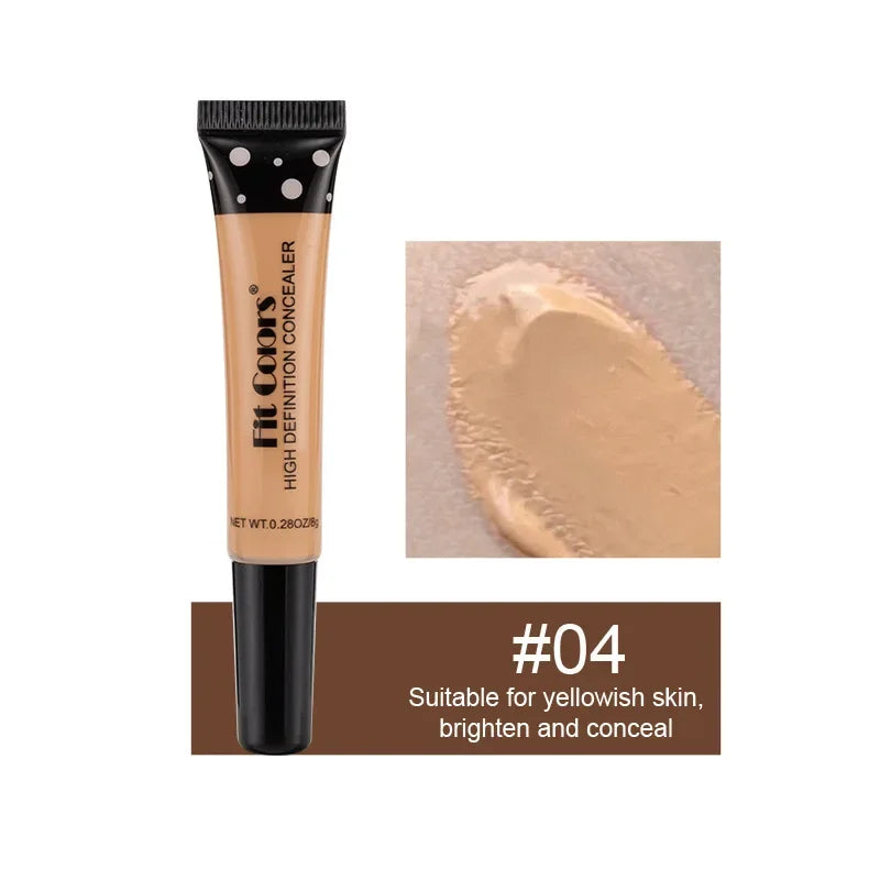 Fit Colors 8 Size Concealer With A Flexible Concealer Moisturizing Liquid Foundation To Cover Dark Circles And Acne Spots