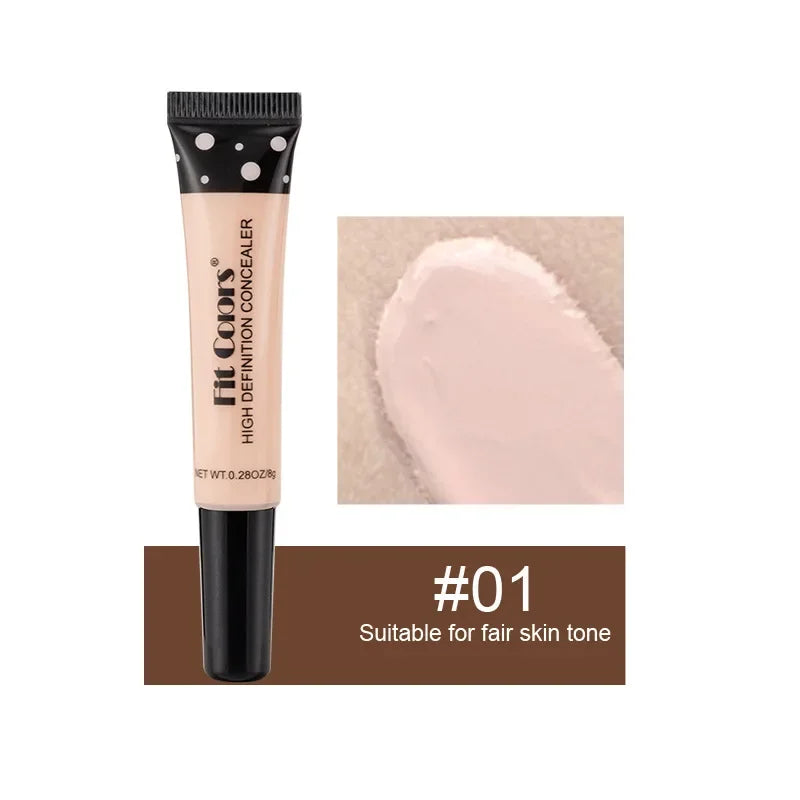 Fit Colors 8 Size Concealer With A Flexible Concealer Moisturizing Liquid Foundation To Cover Dark Circles And Acne Spots