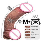 Big Glans Realistic Cock Thick Dildo Soft Silicone Penis Anal Dildos Dick Sex Toys for Women Men Masturbator Sex Shop SHOPEZRA L.L.C.
