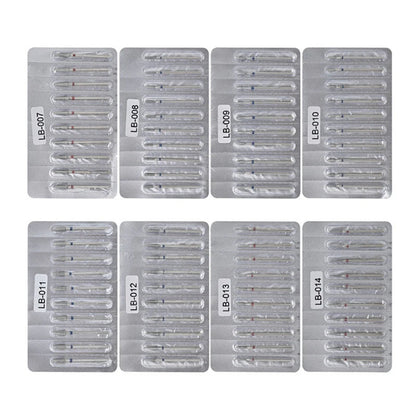 10Pcs Diamond Milling Cutter For Manicure Electric Nail Drill Bits Accessory Pedicure Machine Nail File Gel Remover Tool