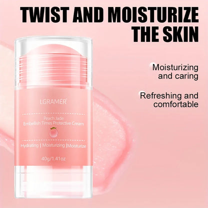 LGRAMER Peach Hand and Foot Cream  Deeply moisturizes and nourishes the skin of the feet, gentle and non-irritating / anti-crack