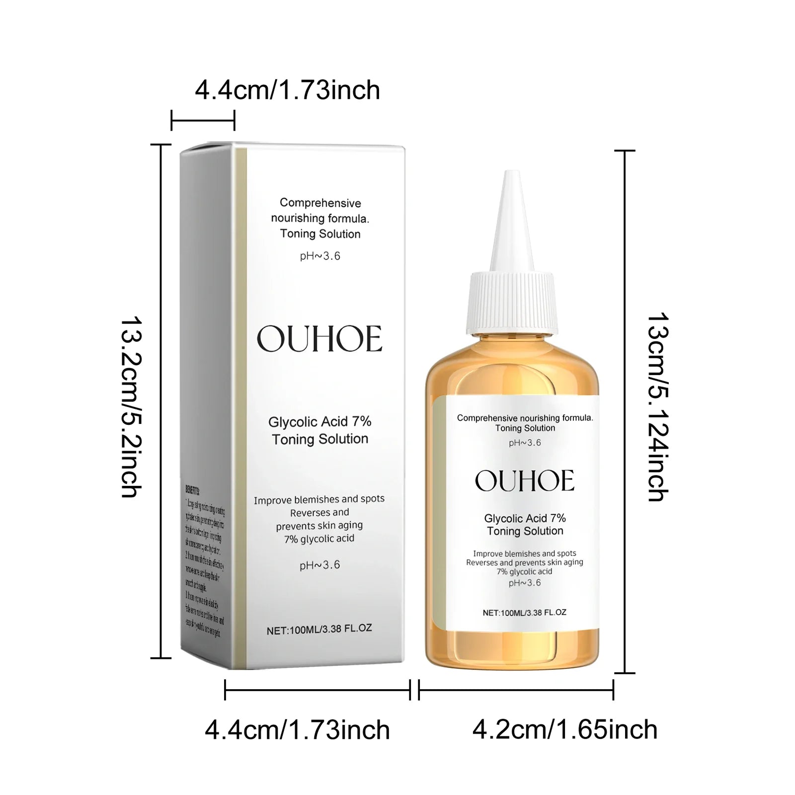 Glycolic Acid 7% Moisturizing Toner Remove Acne Improve Skin Condition Replenish Water Moisturize Skin Tender Skin&amp;Toner Essence