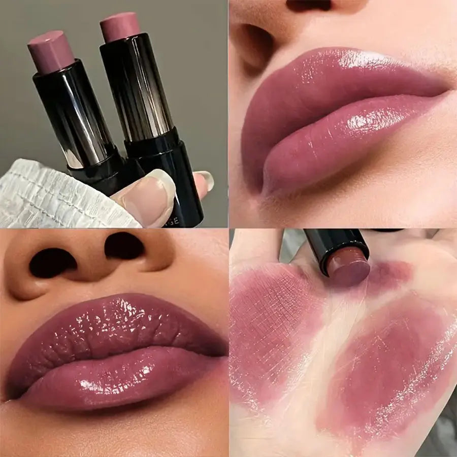 Lipstick red brown lipstick waterproof moisturizing mirror lipstick lip gloss natural long-lasting makeup Valentine&