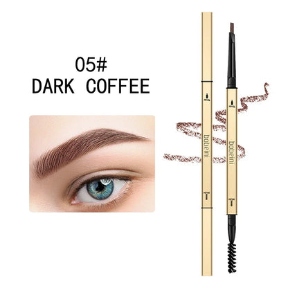 Dual-Ended Waterproof Eyebrow Pencil – Precise, Long-Lasting &amp; Smudge-Proof Brow Makeup