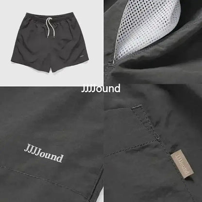 JJJJOUND joint nylon solid color classic quick-drying shorts drawstring loose sports beach pants men and women couple trend by Dropshipman