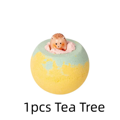100G Bath Bombs for Kids with Surprise Toys Inside for Kids &amp; Boys and Girls Holiday Bubble Bath with Cheerful Scent