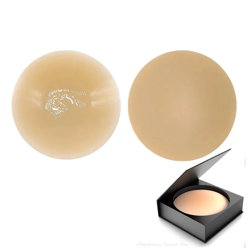 Reusable Women Breast Petals Lift Nipple Cover Invisible Petal Adhesive Strapless Backless Stick on Bra Silicone Breast Stickers