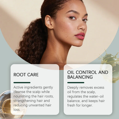 Triangle Green Hair Growth Soap Nourish Hair Roots Improve Dry Frizzy Damaged Hair Repair Regulate Grease Anti Hair Loss Shampoo