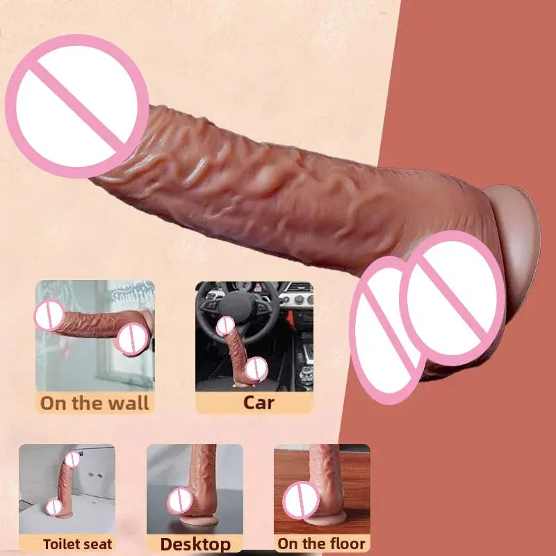 Dildo Realistic with Suction Cup Dildo for Anal Big Penis for Women Sex Toys Female Masturbator Adult Sex Product Toys Adult 18+ SHOPEZRA L.L.C.