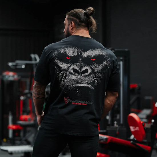 GYM Gorilla Print T-Shirt Redemption T-Shirt - Silverback Gymwear
