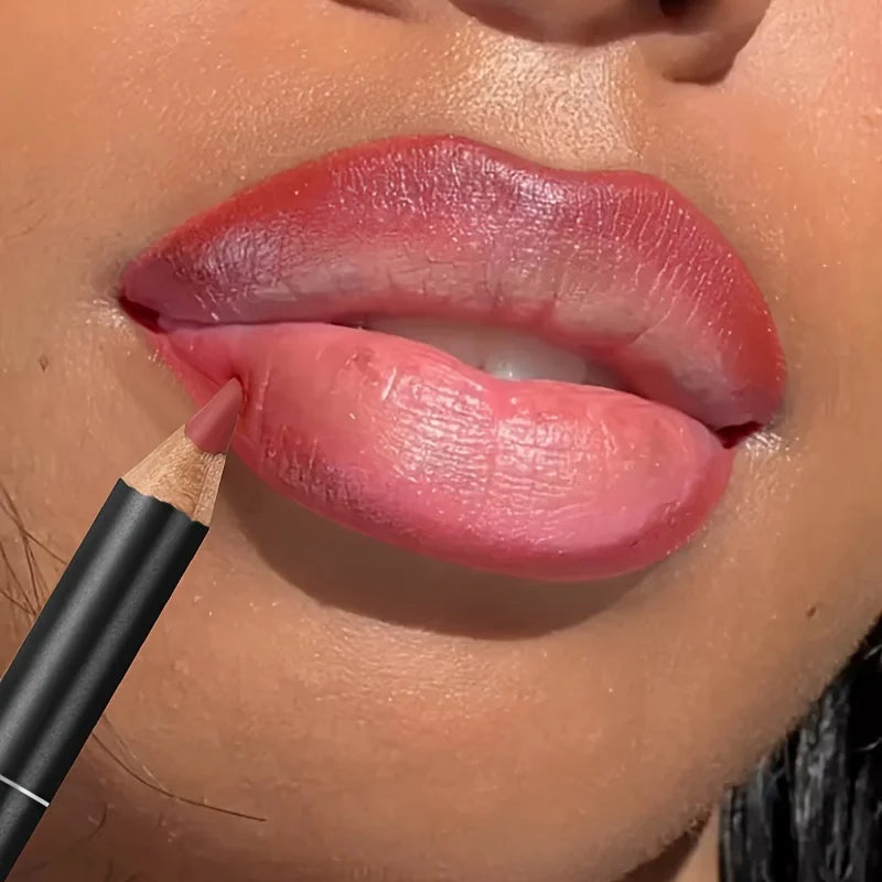 Luxury Matte Lip Liner, Long-Lasting, Smooth Application for Perfect Outline &amp; Filling, Versatile Shades for All Skin Types