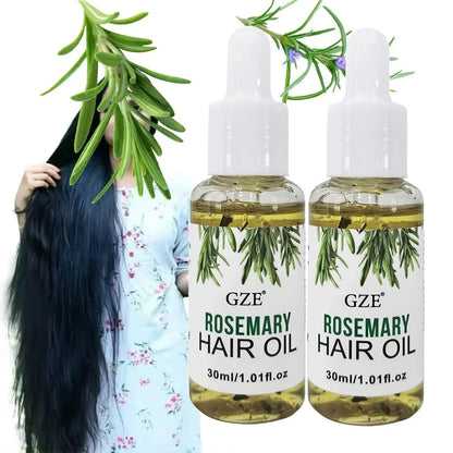 GZE Rosemary Oil For Hair Rosemary Scalp Hair Oil, All Type &amp; Texture | Straight, Waves &amp; Chemically Hairs Strengthens